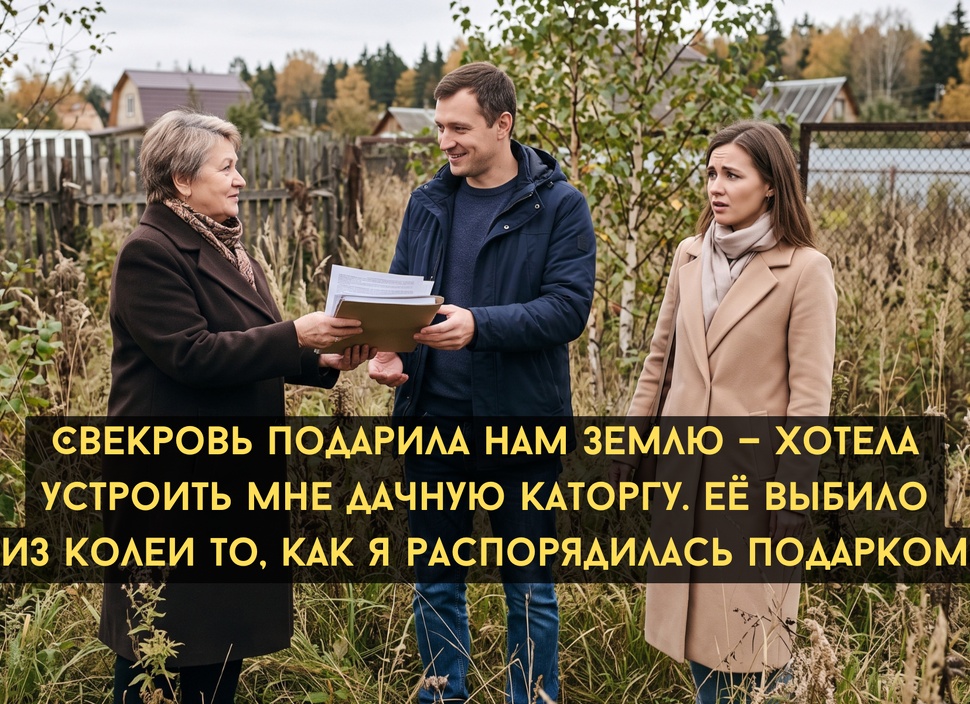 Свекровь подарила нам землю — хотела устроить мне дачную каторгу. Ее выбило из колеи то, как я распорядилась подарком